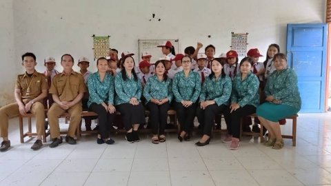 Sosialisasi kesehatan oleh Pokja 1 di sekolah dasa